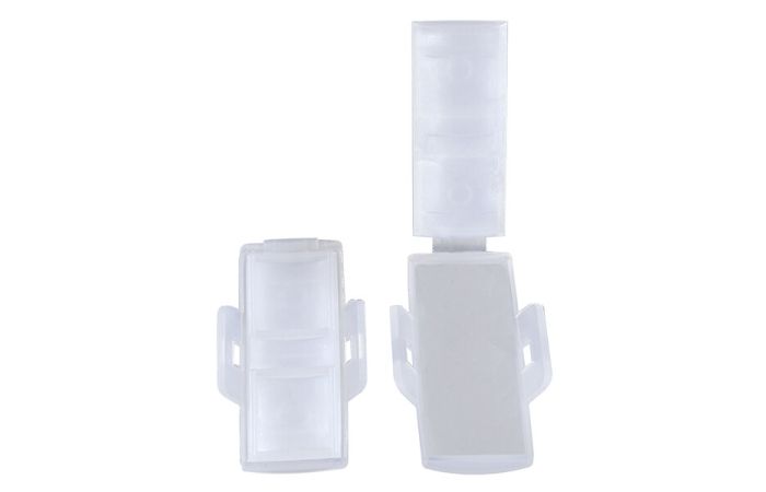 Kabeļu marķēšanas kastīte 19,1 x 43,5 x 4,6 mm (iepak.100gb.)