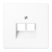 Pārsegs 2xRJ45 LS969-2UAWW, balts