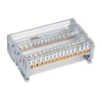 MAB125A-15 sadales bloks 4P 2x35mm² + 2x25mm² + 11x6mm²