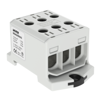 MOREK OTL50-3 spaile pelēka MAA3050A10 3xAl/Cu 1,5-50mm² 1000V